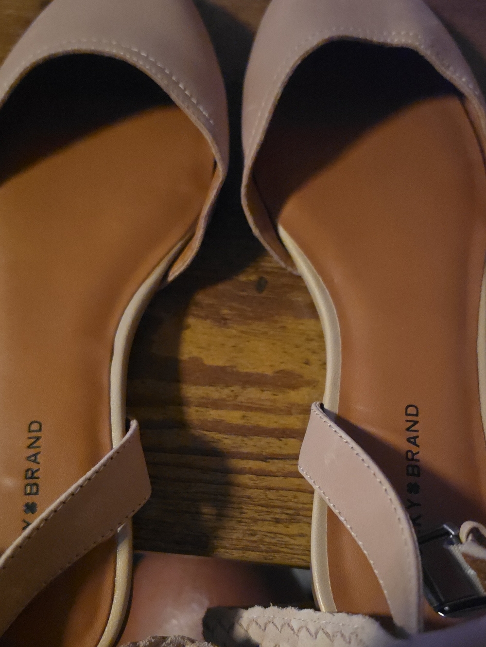 Lucky Brand BEIGE Slingback Flats